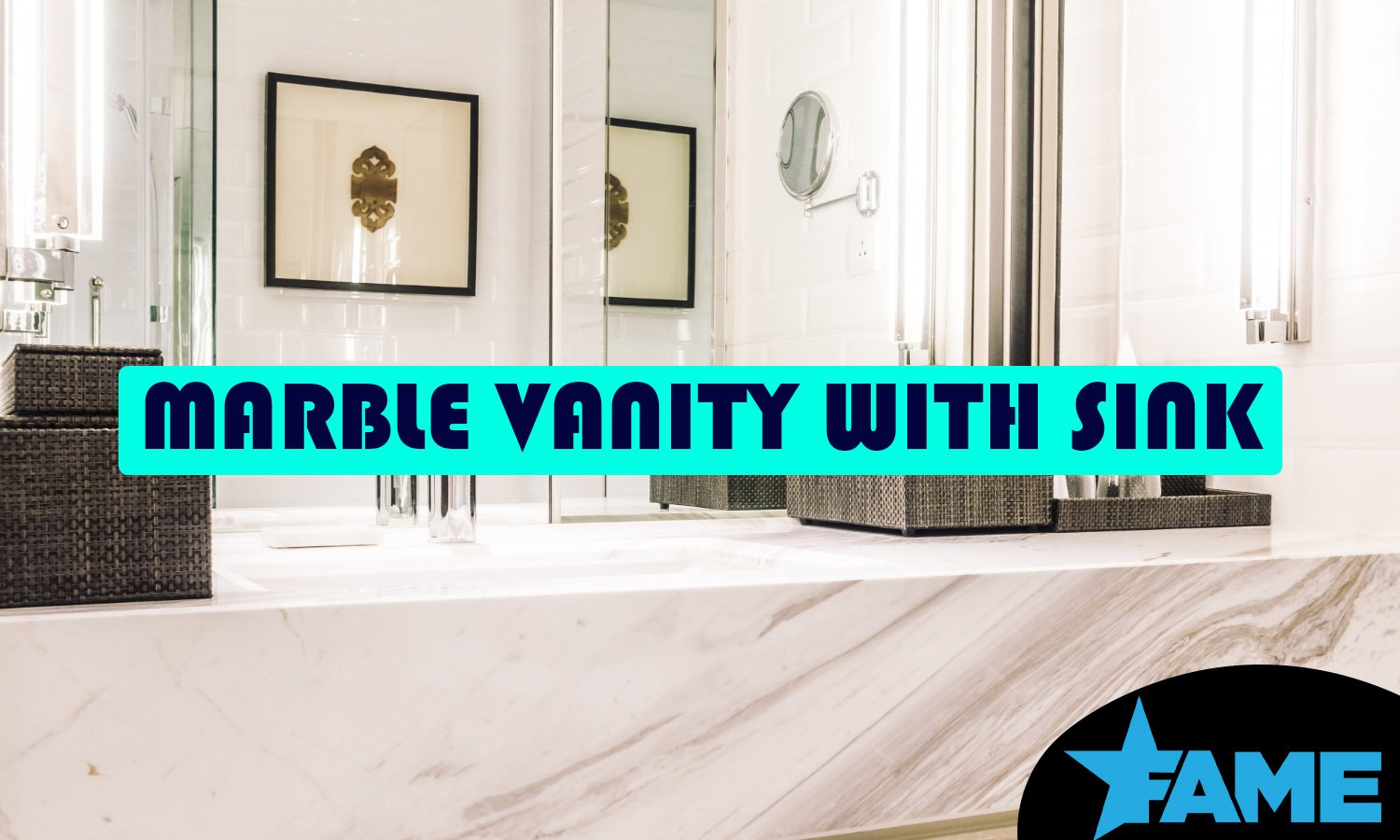 Marble Vanity with Sink